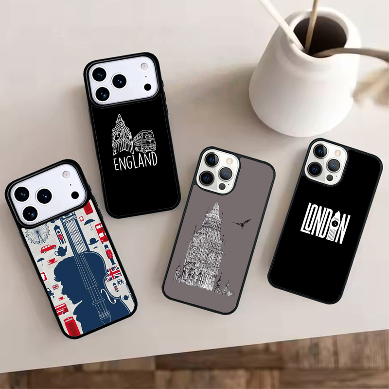 Phone Cases London - 빅벤 타워 런던 디자인 아이폰 17