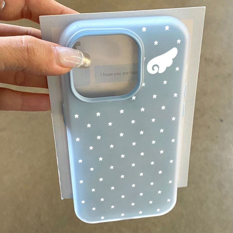 귀여운 한국 미학 스타 엔젤 날개 2IN1 폰 케이스  - Phone Cases Xiaomi 15 리뷰 및 가격