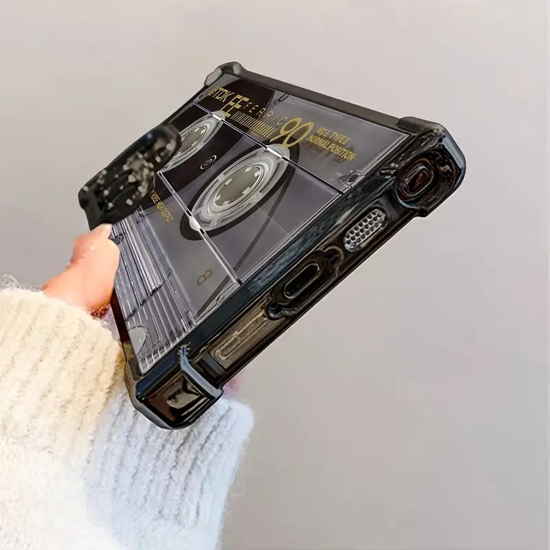 레트로 카세트 패턴 도금 소프트 폰 케이스 (삼성 갤럭 - Phone Cases Galaxy A16 5G 리뷰 및 가격