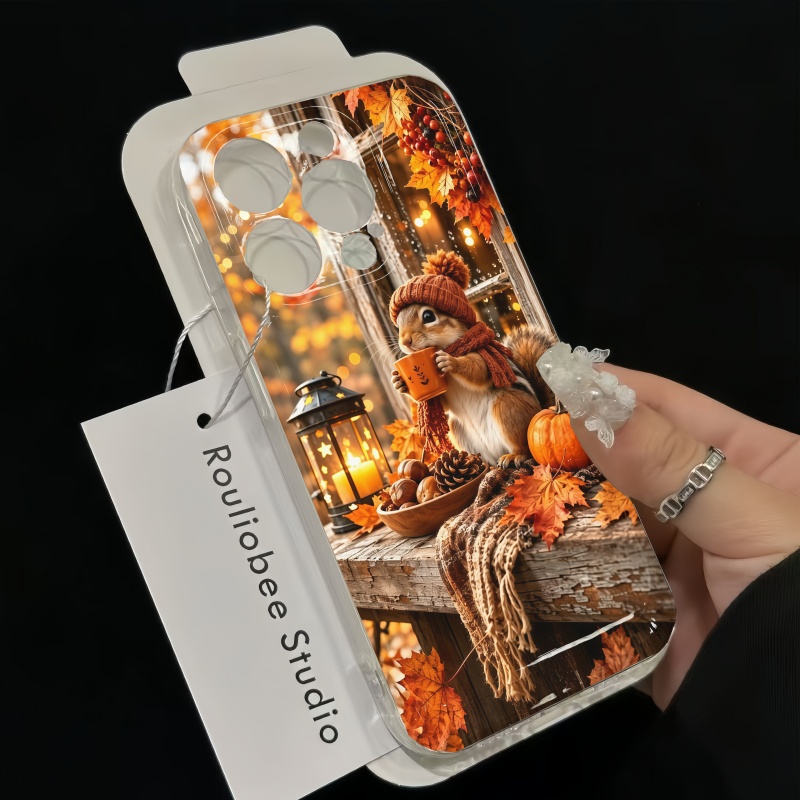 만화 동물 다람쥐 실리콘 폰 케이스 아이폰 15 16  - Phone Cases For Iphone 16 리뷰 및 가격