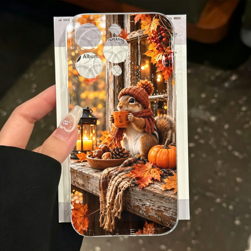 만화 동물 다람쥐 실리콘 폰 케이스 아이폰 15 16  - Phone Cases For Iphone 16 리뷰 및 가격