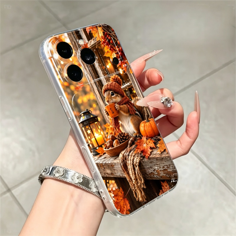만화 동물 다람쥐 실리콘 폰 케이스 아이폰 15 16  - Phone Cases For Iphone 16 리뷰 및 가격
